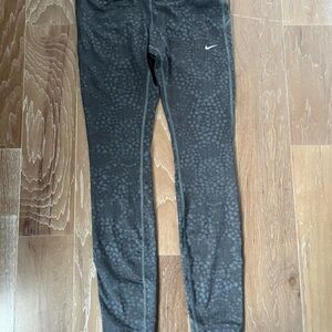 Nike Gray Patterned Leggings